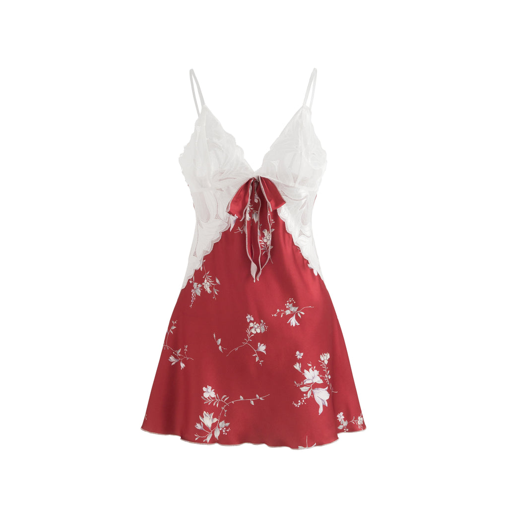 Crimson Muse Lace Chemise