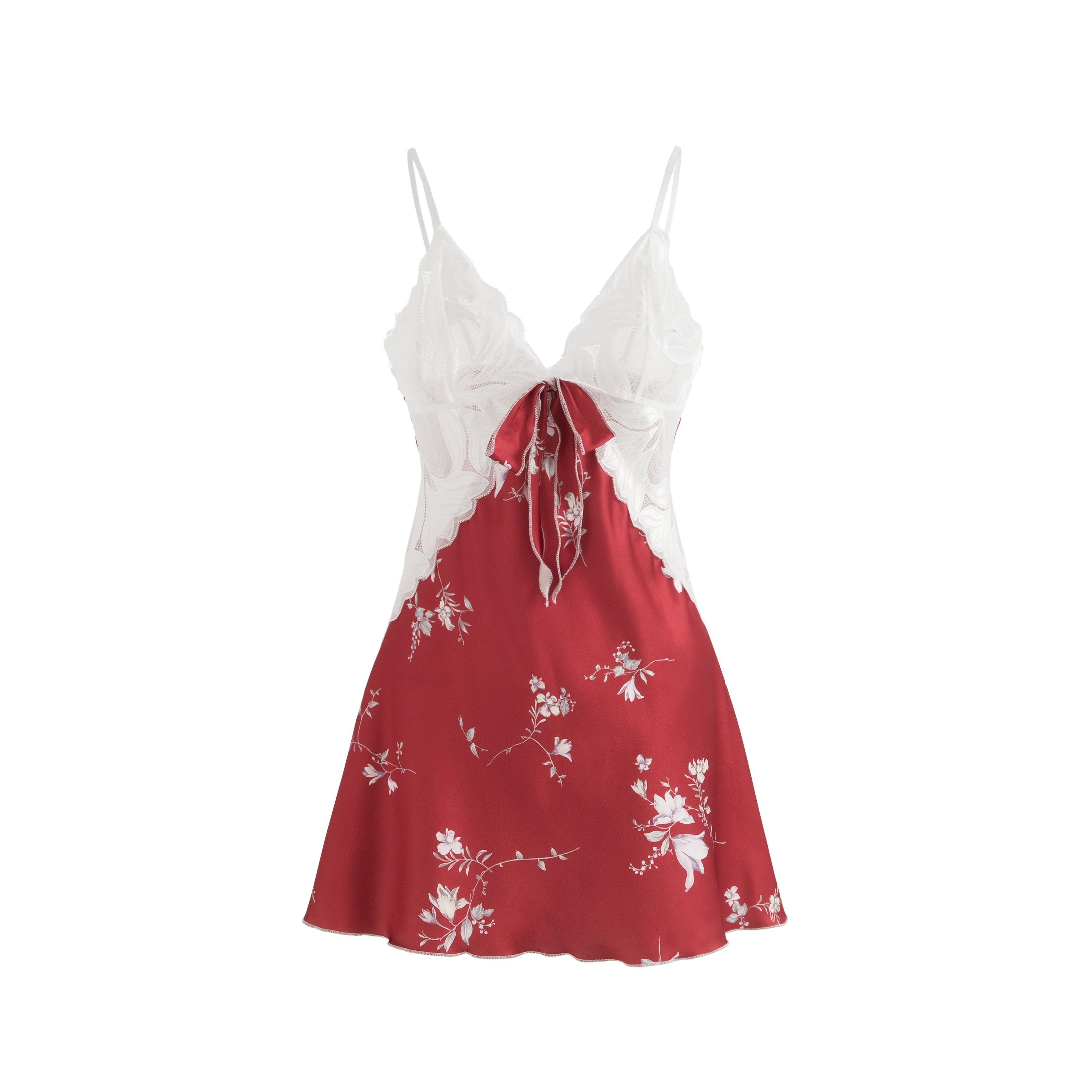 Crimson Muse Lace Chemise