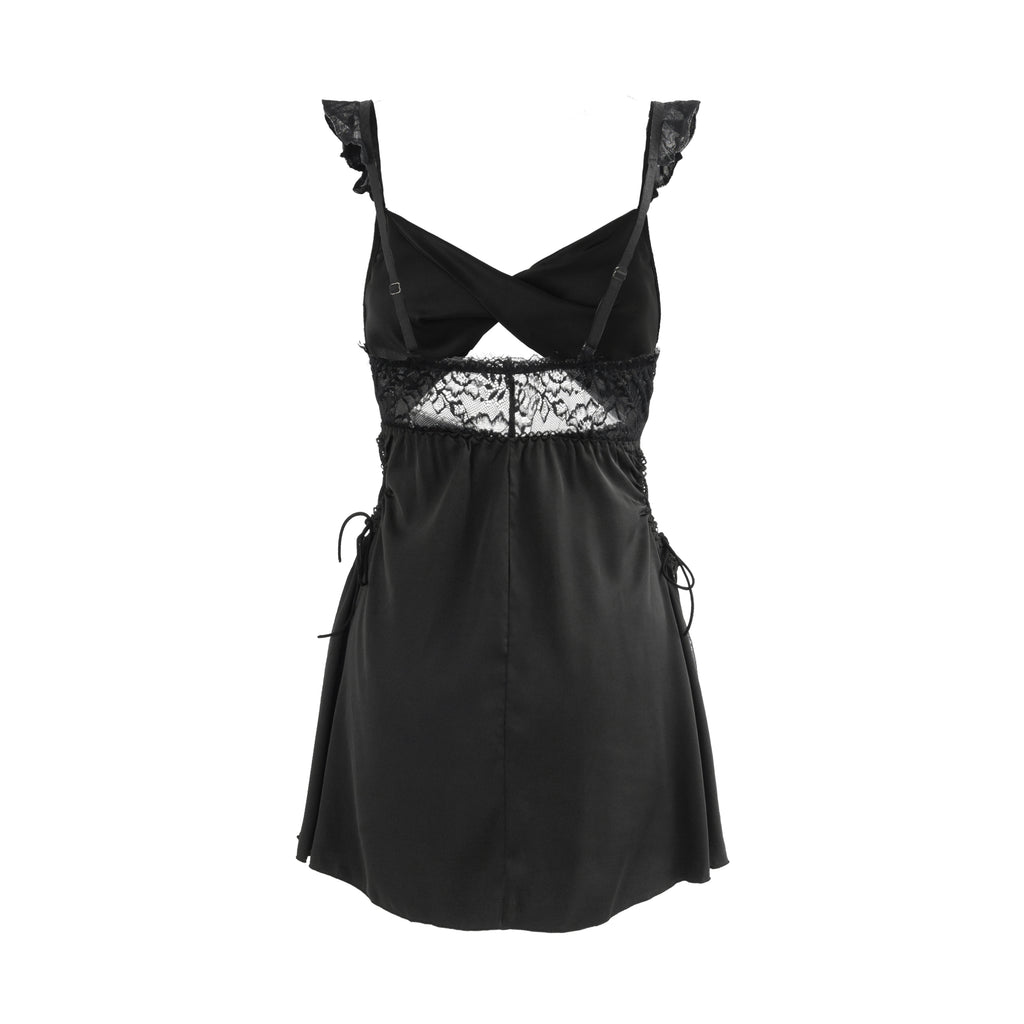 Obsidian Charm Lace Slip