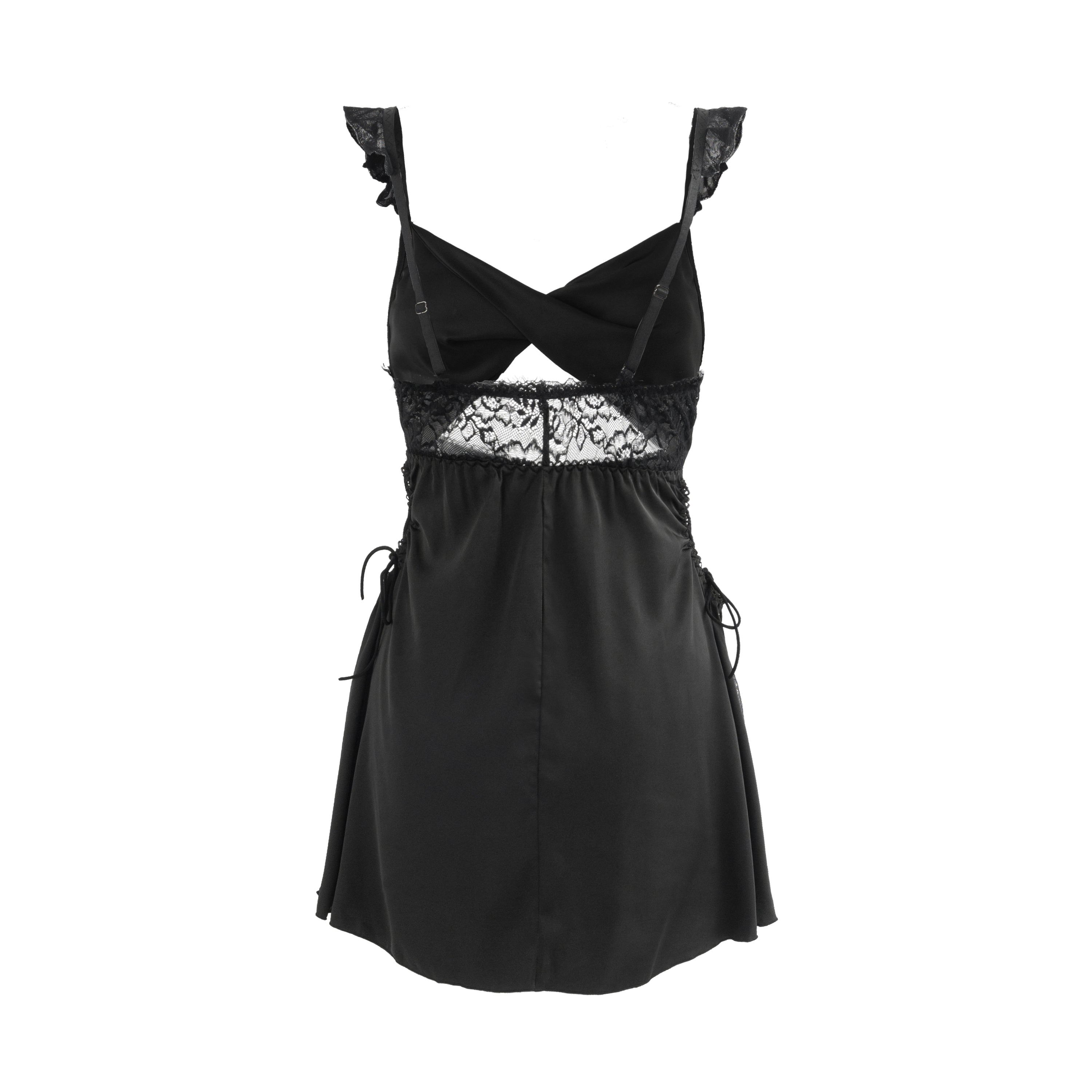 Obsidian Charm Lace Slip