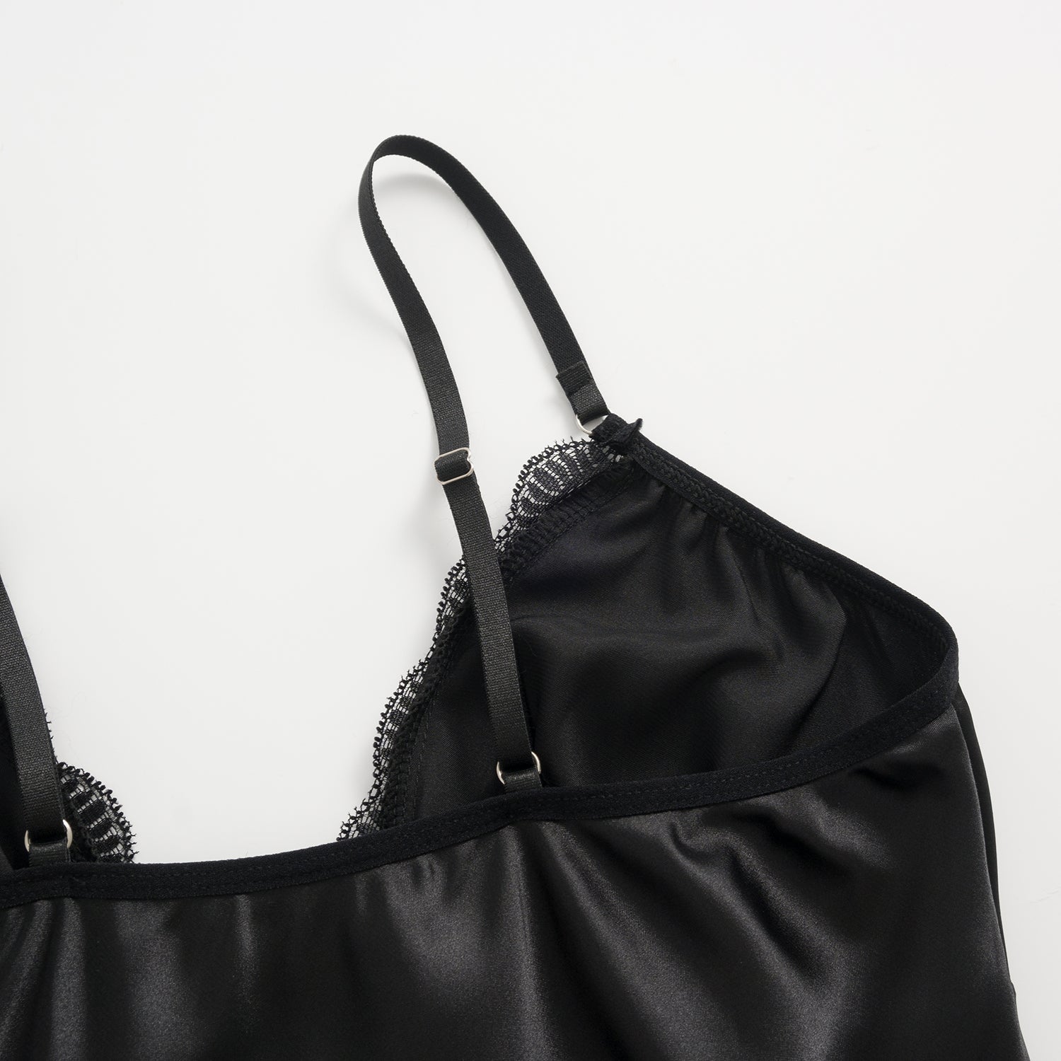 Midnight Desire Satin Gown