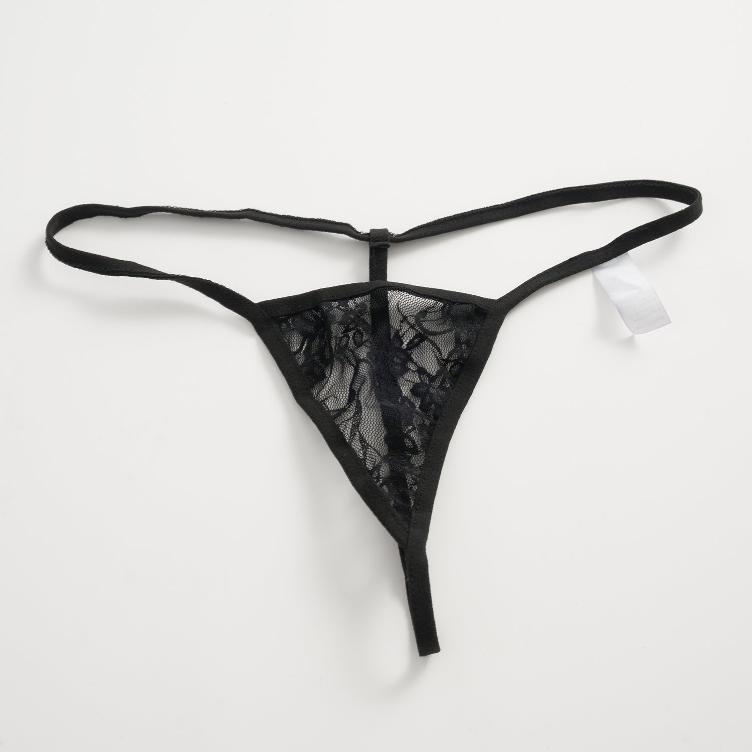 Sheer Black Lace 3-Piece Lingerie Set