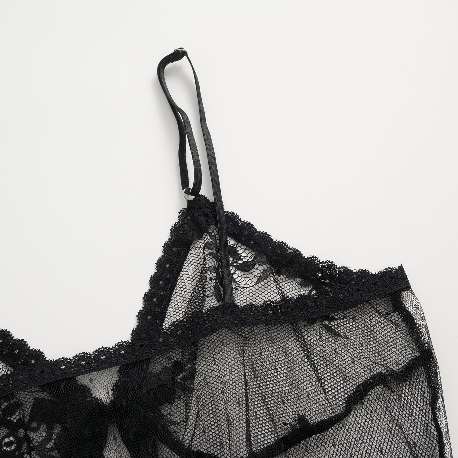 Noir Whisper Lace Slip