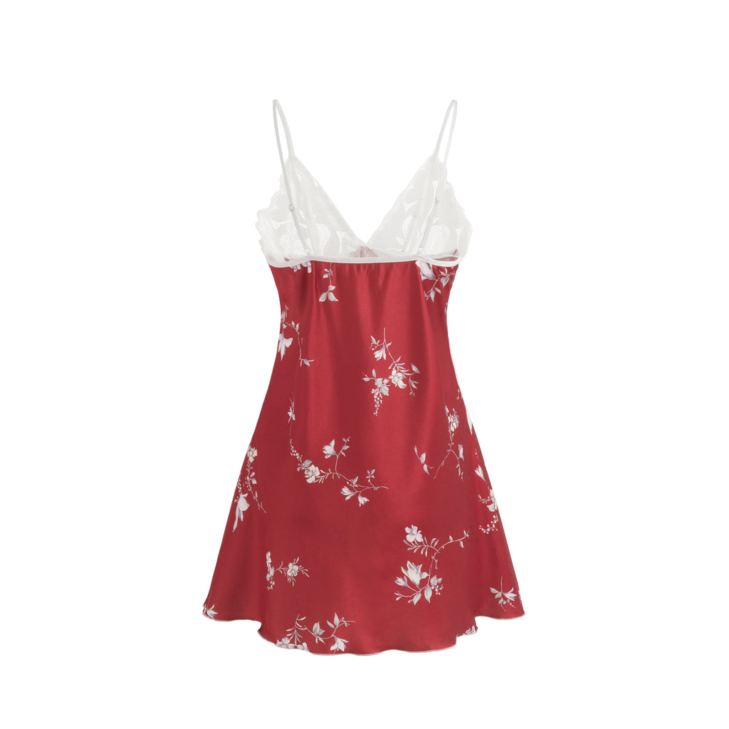 Crimson Muse Lace Chemise