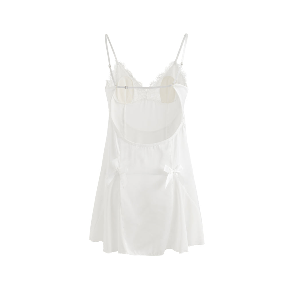 Backless Desire Satin Chemise