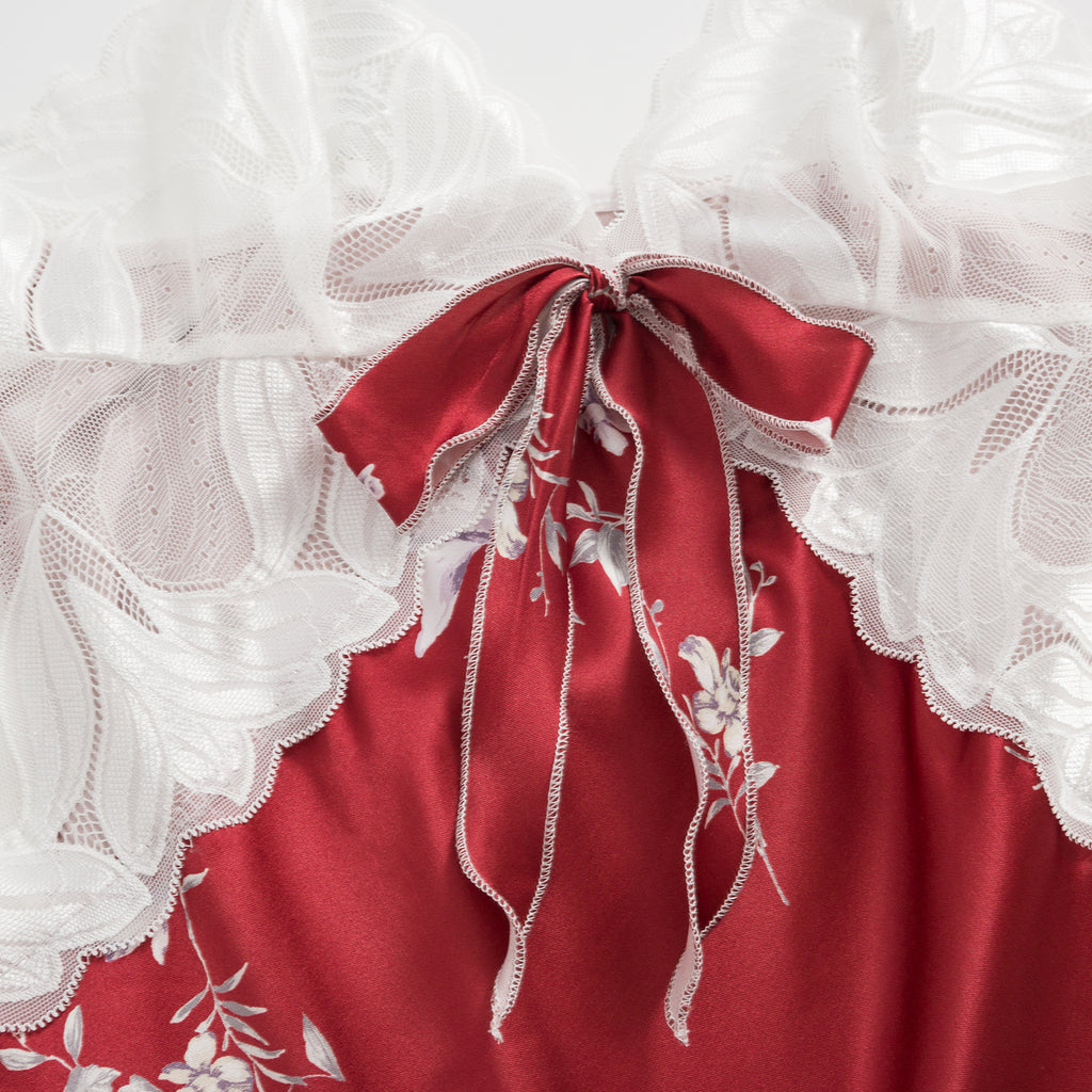 Crimson Muse Lace Chemise